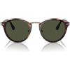 Persol Occhiali da Sole PO3166S 24/31 Havana/Verde Unisex