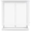 Blindecor Tenda schermo su misura | colore bianco | Tenda schermo 120 x 250 cm (larghezza per altezza) Dimensioni del tessuto 117 x 245 cm | Tende avvolgibili per finestre