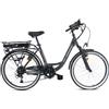 SMARTWAY C4 Bici Elettrica Bicicletta pedalata assistita e-bike 25 km/h Autonomia 50 km Ruote 26 colore Matt Grey - BIKE-C4D4SC