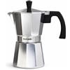 WECOOK! Paola Caffettiera Italiana in Alluminio, Moka Tradizionale, Espresso, 3 Tazze di caffè, Guarnizione in Silicone, Valvola di Sicurezza, Vitroceramica, Gas, Elettrica