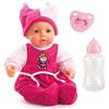 Bayer Design 94682AA, Bambola bebé interattiva con funzioni, Hello Baby con molti accessori,