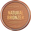 Rimmel London, Nuova Natural Bronzer, Terra Compatta Effetto Naturalmente Abbronzato, 002 Sunbronze