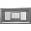 Premier Multi Cornice, Argento, 3 Foto, Glass, Plastic, Multicolore, 2 x 50 x 25 cm