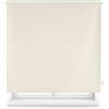 Blindecor Tenda oscurante di alta qualità, su misura, colore beige, 155 x 165 cm (larghezza per altezza), dimensioni del tessuto, 152 x 160 cm, tenda avvolgibile oscurante con tubo di 38 mm, più