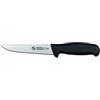 Sanelli Ambrogio Ambrogio Sanelli-Supra-Coltello Disosso Retto. Manico Ergonomico in Polipropilene, Colore: Nero. Lama: Retta, in Acciao Nitro-B Inox all'azoto. Cm: 14, Stainless Steel, Grigio