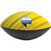 Wilson Pallone da Football NFLGermany Games Tailgate, Design A Ciottoli Con Cuciture Robuste, Realizzato Con Maestria Per Una Presa e Una Resistenza Superiori, Colore: Nero/Rosso/Giallo, Taglia Junior