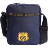 ROUTE 66 Joan, Uomo Borsa a Tracolla Regalo per Uso Quotidiano, Viaggi, Affari, Blu Navy