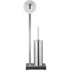 blomus 68819 Menoto - Set da Bagno con portarotolo e spazzolino WC (Chiuso)