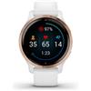 Garmin GARMIN Venu 2S - Smartwatch GPS - Oro rosa - Cinturino bianco 010-02429-13