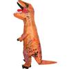 Geerypsy Costume gonfiabile del bambino del dinosauro (110cm-140cm) divertente T-Rex Costume per Carnevale Feste di Halloween Festa di Natale