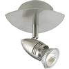 FAN EUROPE Applique faretto led orientabile soffitto spot attacco gu10 alimentazione 230v