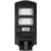OPTONICA Proiettore led solare con telecomando innesto palo 8 watt luce fredda 6000k ip65
