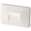 INTEC LIGHT Segnapasso bianco led incasso cassetta 503 rettangolare 3 watt luce regolabile