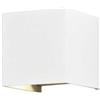 OPTONICA Applique led wall formato cubo colore bianco potenza 12 watt luce naturale 4000k