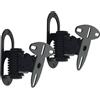 BRAVO Set 2 supporti parete per casse acustiche alluminio colore nero 5 kg