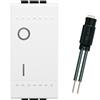 BTICINO Living light interruttore bipolare 16 a bianco n4002n con lampada led spia