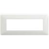 BTICINO Placca bticino matix am4806bbn 6 moduli per gestione punti luce bianco tecnopolimero