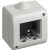 BTICINO Custodia ip40 bticino 25402 per serie matix 2 moduli composta da base e coperchio