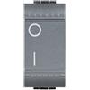 Bticino living light interruttore bipolare antracite l4002n