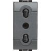 BTICINO Living light presa antracite bivalente bipasso standard italia l4180