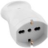 ECOVA Presa ecova bivalente standard tedesco 10 16a 2p + t 250v colore bianca