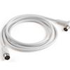 ECOVA Cavo antenna tv ecova spina presa 90° con adattatore spina spina 9,5mm lung. 1,5mt
