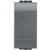 BTICINO Living light tappo copriforo antracite 1 modulo l4950 falso polo
