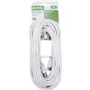 ECOVA Cavo antenna tv bianco ecova spina e presa 10 mt