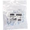 FAEG Graffette fermacavo faeg diametro 5/6 millimetri colore bianco blister 50 pezzi