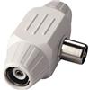 FAEG Adattatore triplo per cavi tv presa/presa/spina 9,5mm