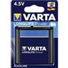 Varta batteria piatta longlife power normal alcalina blister 1 pezzo