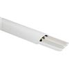ELETTROCANALI Canale bianco portacavi calpestabile pvc autoestinguente 75x17mm barra 2 metri