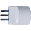 ECOVA Adattatore schuko bianco 10 ampere ecova