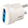 ECOVA Adattatore presa schuko presa italiana bianco 16 ampere ecova