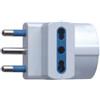 ECOVA Adattatore triplo attacco grande bianco schuko 16 ampere ecova