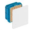 Vimar scatola incasso derivazione azzurra 92x92x50 v70001