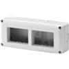 Gewiss scatola parete grigia ip40 6 posti gw27005