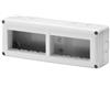 Gewiss scatola parete grigia ip40 8 posti gw27006