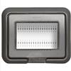 Bticino luna placca ip55 autoportante 3 posti antracite 24603l