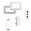 BTICINO Kit base composto bticino matix placca supporto presa falso polo pulsante