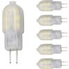 OPTONICA Lampadina led spillo g4 2watt resa 18watt risparmio energetico 4500k pezzi 6