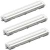 DIMELITALIA Plafoniera led 36w 2 tubi t8 120 centimetri risparmio energetico 4500k pezzi 3