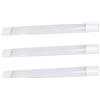 DIMELITALIA Plafoniera led soffitto 40 watt slim 120 cm risparmio energetico 4500k pezzi 3