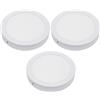 OPTONICA Plafoniera led soffitto 24watt slim tonda alimentatore incluso 4500k pezzi 3