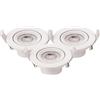 OPTONICA Faretto led incasso orientabile tondo soffitto 7w driver incluso 6000k pezzi 3