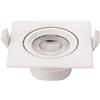 OPTONICA Faretto led incasso orientabile quadro soffitto 7w driver incluso 4500k pezzi 3