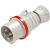 GEWISS Spina mobile diritta industriale rossa 3p+t 16a trifase 380v ip44 gw60008h