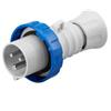 GEWISS Spina mobile diritta industriale blu 2p+t 16a monofase 230v ip67 gw60026h