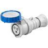 GEWISS Presa mobile diritta industriale blu 2p+t 16a monofase 230v ip67 gw62026h