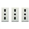 GEWISS Presa bivalente bipasso 10/16a serie gewiss gw20203 pezzi 3
